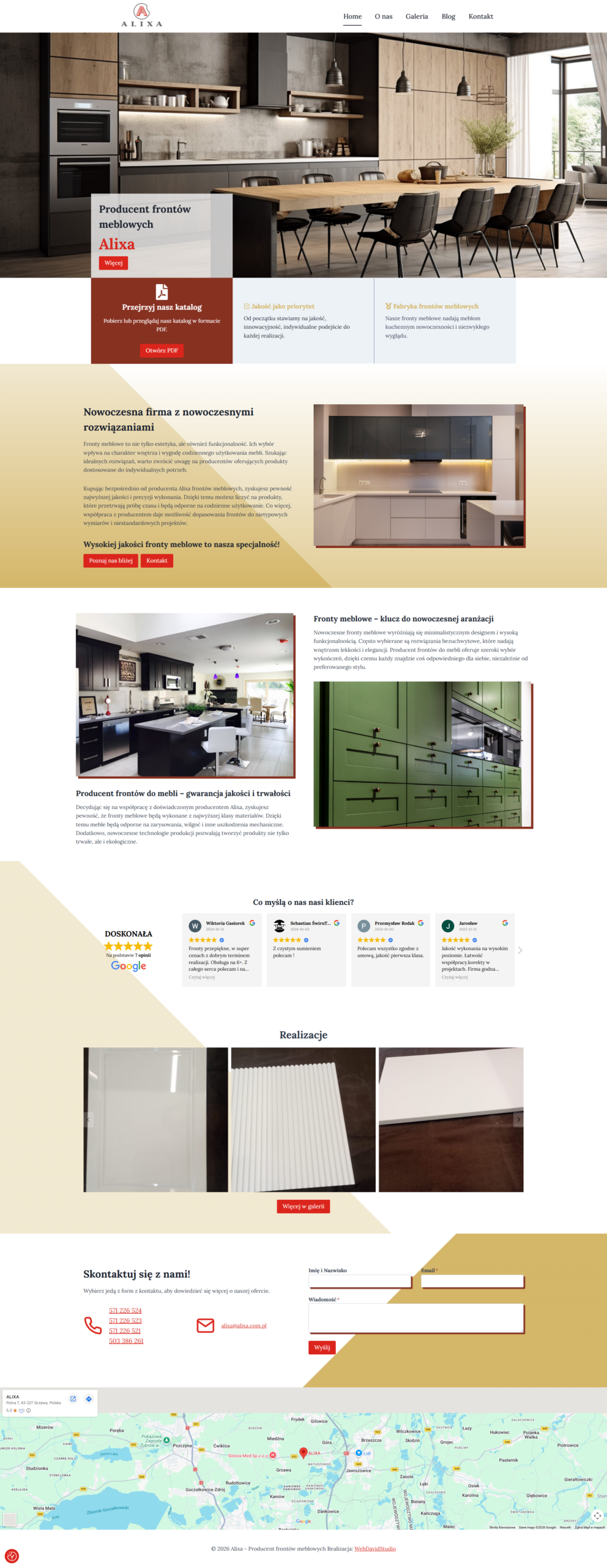 Alixa – Producent frontow meblowych
