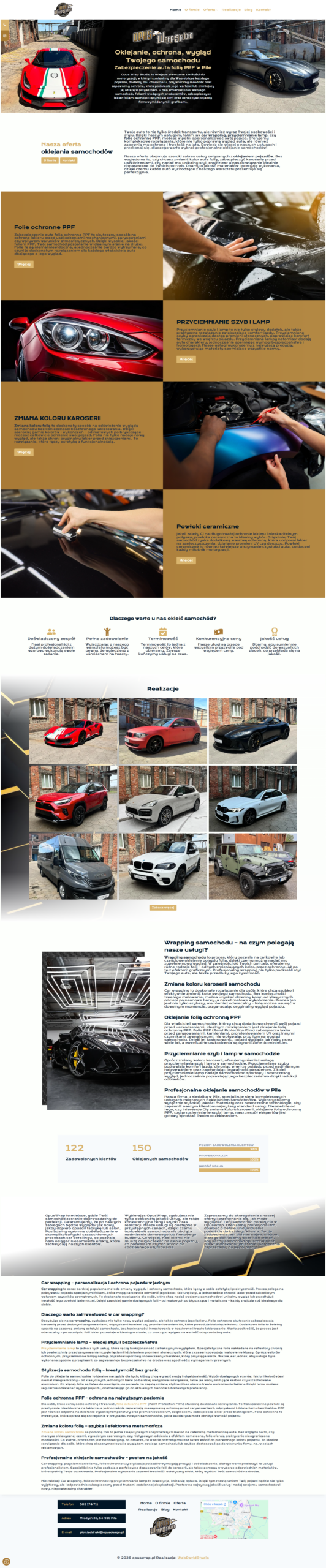 Studio detailingowe w Pile Car wrapping OpusWrap